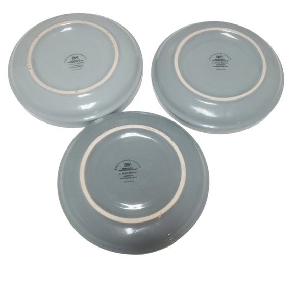 Boston Warehouse Gray Saucers Lot of Three - Picture 3 of 5